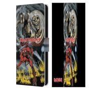 Head Case Designs Licenza Ufficiale Iron Maiden Il numero della Bestia Grafiche Custodia Portafoglio in Pelle Compatibile con Samsung Galaxy S25 FE