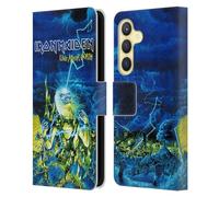 Head Case Designs Licenza Ufficiale Iron Maiden Live After Death Tour Custodia Cover in Pelle a Portafoglio Compatibile con Samsung Galaxy S24 5G