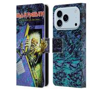 Head Case Designs Licenza Ufficiale Iron Maiden No Prayer Copertine Album Custodia Portafoglio in Pelle Compatibile con Apple iPhone 17 PRO