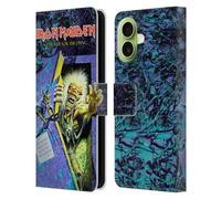 Head Case Designs Licenza Ufficiale Iron Maiden No Prayer Copertine Album Custodia Portafoglio in Pelle Compatibile con Apple iPhone 17