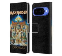 Head Case Designs Licenza Ufficiale Iron Maiden Powerslave Copertine Album Custodia Portafoglio in Pelle Compatibile con Google Pixel 10