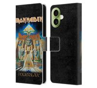 Head Case Designs Licenza Ufficiale Iron Maiden Powerslave Copertine Album Custodia Portafoglio in Pelle Compatibile con Apple iPhone 17