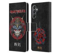 Head Case Designs Licenza Ufficiale Iron Maiden Samurai Eddie Vita Serpente Senjutsu Custodia Portafoglio in Pelle Compatibile con Samsung Galaxy A25 5G