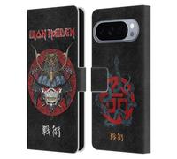 Head Case Designs Licenza Ufficiale Iron Maiden Samurai Eddie Vita Serpente Senjutsu Custodia Portafoglio in Pelle Compatibile con Google Pixel 10 Pro XL