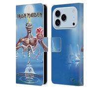 Head Case Designs Licenza Ufficiale Iron Maiden SSOSS Copertine Album Custodia Portafoglio in Pelle Compatibile con Apple iPhone 17 PRO