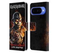 Head Case Designs Licenza Ufficiale Iron Maiden TBOS Live Chapter Tour Custodia Portafoglio in Pelle Compatibile con Google Pixel 10