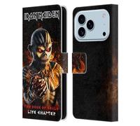 Head Case Designs Licenza Ufficiale Iron Maiden TBOS Live Chapter Tour Custodia Portafoglio in Pelle Compatibile con Apple iPhone 17 PRO