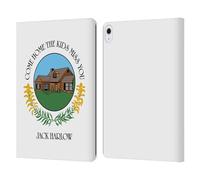 Head Case Designs Licenza Ufficiale Jack Harlow Distintivo Come Home Grafica Custodia Portafoglio in Pelle Compatibile con Apple iPad Air 13 2024/2025