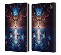 Head Case Designs Licenza Ufficiale Jonas JoJoesArt Jödicke Morte Meravigliosa Animali Selvatici 2 Custodia Portafoglio in Pelle Compatibile con Amazon Fire 7 2022