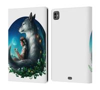 Head Case Designs Licenza Ufficiale Jonas JoJoesArt Jödicke Principessa Lupa Animali Selvatici 2 Custodia Portafoglio in Pelle Compatibile con Apple iPad PRO 11 M4/M5 2024/2025