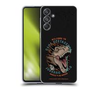 Head Case Designs Licenza Ufficiale Jurassic World: Camp Cretaceous Benvenuto Grafica Con Dinosauri Custodia Cover in Morbido Gel Compatibile con Samsung Galaxy M55 5G