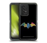 Head Case Designs Licenza Ufficiale Justice League DC Comics Batman Icone Pop Elettrico Scuro Custodia Antiurto Ultra Blindata Compatibile con Samsung Galaxy A53 5G (2022)