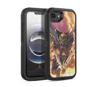 Head Case Designs Licenza Ufficiale Justice League DC Comics Cavalieri Demoni Etrigan Fumetti Buio Custodia Antiurto Ultra Blindata compatibile con Apple iPhone 16e / iPhone 17e