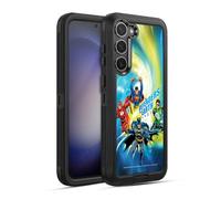 Head Case Designs Licenza Ufficiale Justice League DC Comics Defenders of Earth Team Supremo Custodia Antiurto Ultra Blindata Compatibile con Samsung Galaxy S23+ 5G