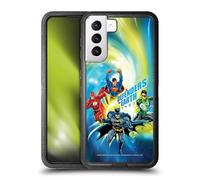 Head Case Designs Licenza Ufficiale Justice League DC Comics Defenders of Earth Team Supremo Custodia Antiurto Ultra Blindata Compatibile con Samsung Galaxy S21+ 5G
