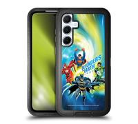 Head Case Designs Licenza Ufficiale Justice League DC Comics Defenders of Earth Team Supremo Custodia Antiurto Ultra Blindata Compatibile con Samsung Galaxy A55 5G