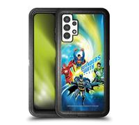 Head Case Designs Licenza Ufficiale Justice League DC Comics Defenders of Earth Team Supremo Custodia Antiurto Ultra Blindata Compatibile con Samsung Galaxy A13 (2022)