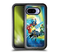 Head Case Designs Licenza Ufficiale Justice League DC Comics Defenders of Earth Team Supremo Custodia Antiurto Ultra Blindata Compatibile con Google Pixel 9A