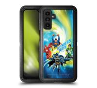 Head Case Designs Licenza Ufficiale Justice League DC Comics Defenders of Earth Team Supremo Custodia Antiurto Ultra Blindata Compatibile con Samsung Galaxy A13 5G (2021)