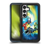 Head Case Designs Licenza Ufficiale Justice League DC Comics Defenders of Earth Team Supremo Custodia Antiurto Ultra Blindata Compatibile con Samsung Galaxy S24 5G
