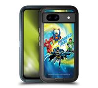 Head Case Designs Licenza Ufficiale Justice League DC Comics Defenders of Earth Team Supremo Custodia Antiurto Ultra Blindata Compatibile con Google Pixel 8a