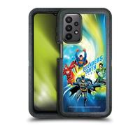 Head Case Designs Licenza Ufficiale Justice League DC Comics Defenders of Earth Team Supremo Custodia Antiurto Ultra Blindata Compatibile con Samsung Galaxy A23 / 5G (2022)