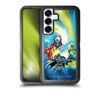 Head Case Designs Licenza Ufficiale Justice League DC Comics Defenders of Earth Team Supremo Custodia Antiurto Ultra Blindata Compatibile con Samsung Galaxy S25+