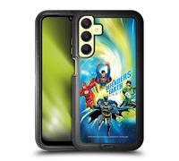 Head Case Designs Licenza Ufficiale Justice League DC Comics Defenders of Earth Team Supremo Custodia Antiurto Ultra Blindata Compatibile con Samsung Galaxy A25 5G