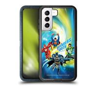 Head Case Designs Licenza Ufficiale Justice League DC Comics Defenders of Earth Team Supremo Custodia Antiurto Ultra Blindata Compatibile con Samsung Galaxy S21 5G