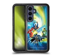 Head Case Designs Licenza Ufficiale Justice League DC Comics Defenders of Earth Team Supremo Custodia Antiurto Ultra Blindata Compatibile con Samsung Galaxy S25 Fe
