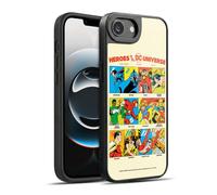 Head Case Designs Licenza Ufficiale Justice League DC Comics Eroi 90° Anniversario Cover in Gel Rinforzata [Protezione di Grado Militare] Compatibile con Apple iPhone 16e / iPhone 17e