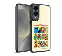 Head Case Designs Licenza Ufficiale Justice League DC Comics Eroi 90° Anniversario Cover in Gel Rinforzata [Protezione di Grado Militare] Compatibile con Samsung Galaxy S25 Edge