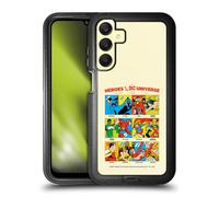 Head Case Designs Licenza Ufficiale Justice League DC Comics Eroi 90° Anniversario Custodia Antiurto Ultra Blindata Compatibile con Samsung Galaxy A25 5G