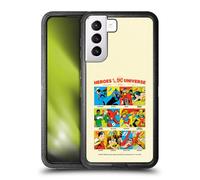 Head Case Designs Licenza Ufficiale Justice League DC Comics Eroi 90° Anniversario Custodia Antiurto Ultra Blindata Compatibile con Samsung Galaxy S21+ 5G