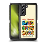 Head Case Designs Licenza Ufficiale Justice League DC Comics Eroi 90° Anniversario Custodia Antiurto Ultra Blindata Compatibile con Samsung Galaxy S21 Fe 5G