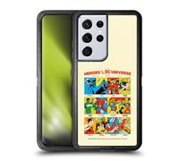 Head Case Designs Licenza Ufficiale Justice League DC Comics Eroi 90° Anniversario Custodia Antiurto Ultra Blindata Compatibile con Samsung Galaxy S21 Ultra 5G