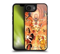 Head Case Designs Licenza Ufficiale Justice League DC Comics Firestorm Altri Membri Arte Fumetto Cover in Gel Rinforzata [Protezione di Grado Militare] Compatibile con Apple iPhone 16e / iPhone 17e