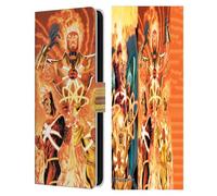 Head Case Designs Licenza Ufficiale Justice League DC Comics Firestorm Altri membri Arte Fumetto Custodia Portafoglio in Pelle Compatibile con Samsung Galaxy S25 FE