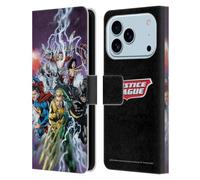 Head Case Designs Licenza Ufficiale Justice League DC Comics Nuovo 52#15 Copertine Fumetto Custodia Portafoglio in Pelle Compatibile con Apple iPhone 17 Pro