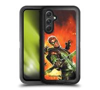 Head Case Designs Licenza Ufficiale Justice League DC Comics Nuovo 52 Vol. 1 Fumetti Freccia Verde Custodia Antiurto Ultra Blindata Compatibile con Samsung Galaxy A54 5G