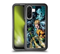 Head Case Designs Licenza Ufficiale Justice League DC Comics Nuovo 52 Vol 7#1 Aquaman Copertina Fumetto Custodia Antiurto Ultra Blindata Compatibile con Samsung Galaxy A26 5G