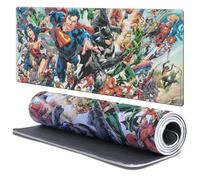 Head Case Designs Licenza Ufficiale Justice League DC Comics Rinascita Copertine Fumetto 37.4 x 15.75 x 0.16 Inches (900 x 400 mm) - XL Tappetino per Mouse E Scrivania per Giochi Tastiera PC