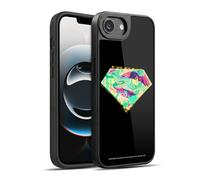 Head Case Designs Licenza Ufficiale Justice League DC Comics Superman Icone Pop Elettrico Scuro Cover in Gel Rinforzata [Protezione di Grado Militare] Compatibile con Apple iPhone 16e / iPhone 17e
