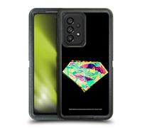 Head Case Designs Licenza Ufficiale Justice League DC Comics Superman Icone Pop Elettrico Scuro Custodia Antiurto Ultra Blindata Compatibile con Samsung Galaxy A53 5G (2022)