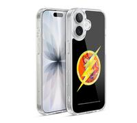 Head Case Designs Licenza Ufficiale Justice League DC Comics The Flash Icone Pop Elettrico Scuro Custodia in Gel [Grado Militare] Compatibile con Apple iPhone 17 E con MagSafe
