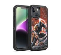 Head Case Designs Licenza Ufficiale Justice League DC Comics vol. 1 Dei della guerra Colpo Di Morte Fumetti Custodia Antiurto Ultra Blindata compatibile con Apple iPhone 14