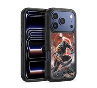 Head Case Designs Licenza Ufficiale Justice League DC Comics vol. 1 Dei della guerra Colpo Di Morte Fumetti Custodia Antiurto Ultra Blindata compatibile con Apple iPhone 17 Pro Max