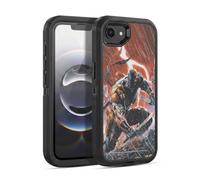 Head Case Designs Licenza Ufficiale Justice League DC Comics vol. 1 Dei della guerra Colpo Di Morte Fumetti Custodia Antiurto Ultra Blindata compatibile con Apple iPhone 16e / iPhone 17e