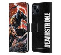 Head Case Designs Licenza Ufficiale Justice League DC Comics Vol. 1 dei della Guerra Colpo di Morte Fumetti Custodia Portafoglio in Pelle Compatibile con Apple iPhone 15 Plus