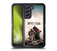 Head Case Designs Licenza Ufficiale Justice League Movie Gruppo Personaggi De Poster Custodia Antiurto Ultra Blindata Compatibile con Samsung Galaxy S21 Fe 5G